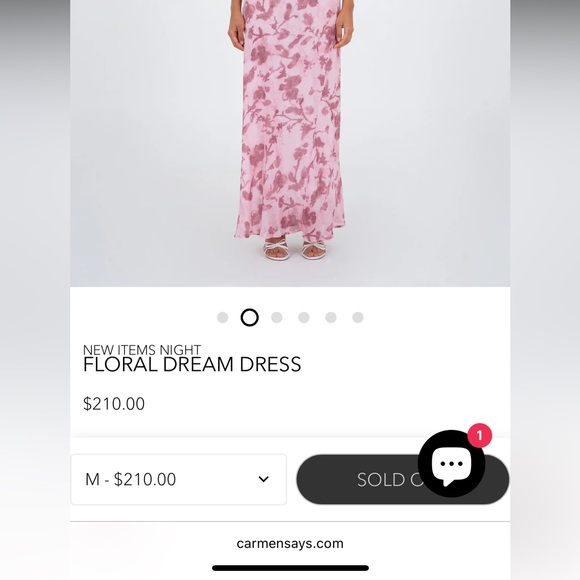NWT Carmen says floral dress - Picture 3 of 3